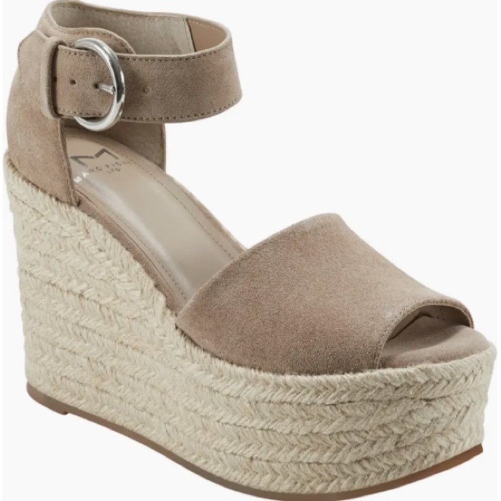 Marc Fisher LTD Alita Platform Wedge Espadrille Sandal